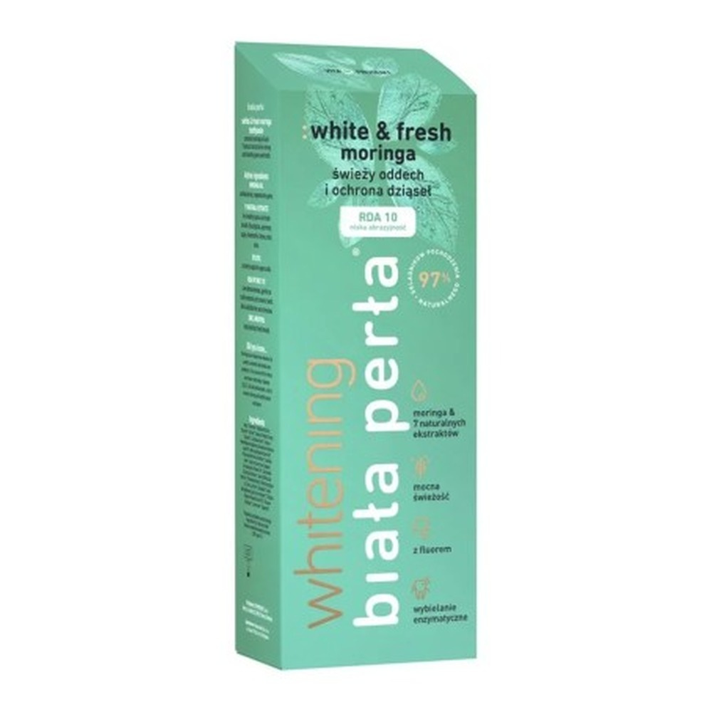 Biała Perła White & Fresh Moringa Herbal Toothpaste Fresh Breath and Gum Protection 75ml