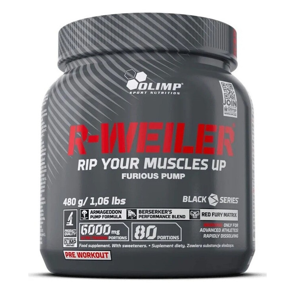 Olimp Nutrition R-Weiler Sports Supplement Powder Red Punch 480g