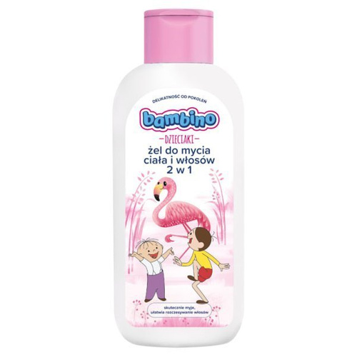 BAMBINO Dzieciaki Żel do mycia ciała i włosów 2w1 Flaming, 400ml
