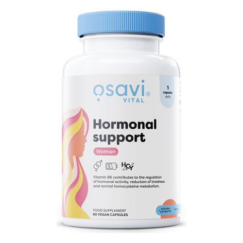 Osavi Hormonal Support Woman Supplement for Hormonal Balance 60 Vegan Caps