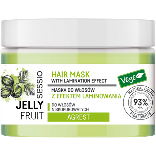 Sessio Jelly Fruit Mask with Lamination Effect for Low Porosity Hair 250g