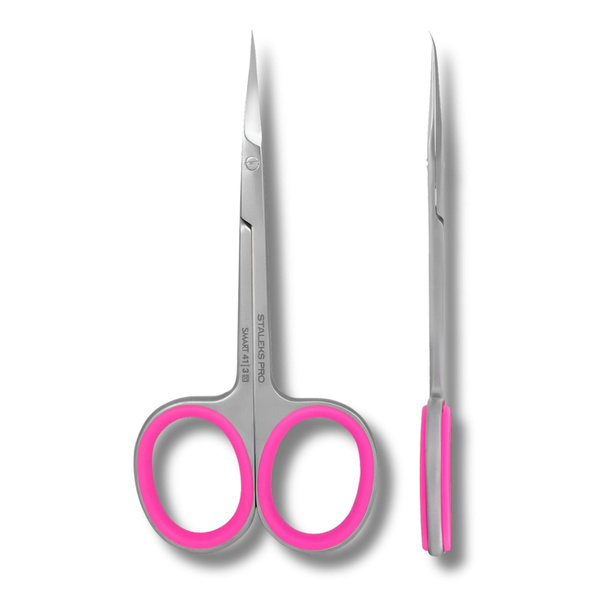 Staleks Smart 41 Type 3 Cuticle Scissors With Hook Tip Professional Manicure 1pc
