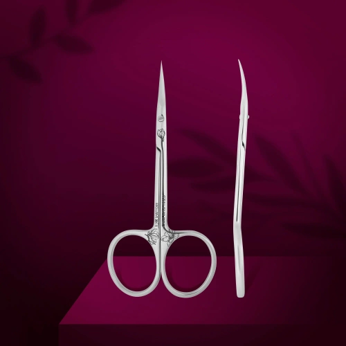 Staleks Pro Exclusive 20 Type 1 Cuticle Scissors Magnolia Engraving 102mm