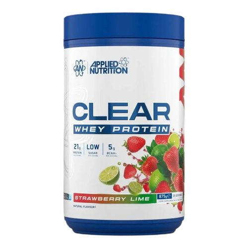 Applied Nutrition Clear Whey hydrolizowany izolat białka serwatkowego Truskawka i Limonka 875g