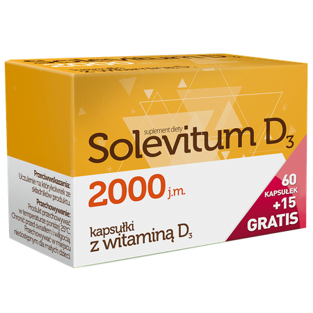 Solevitum Capsules with Vitamin D 2000 IU 75 Capsules