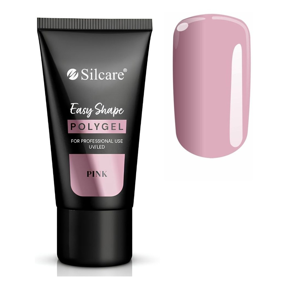Silcare Easy Shape Polygel for Nail Extensions & Reconstruction Pink 30g