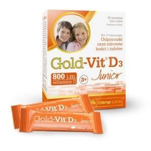 Gold - Vit D3 Junior malinowy 30 saszetek