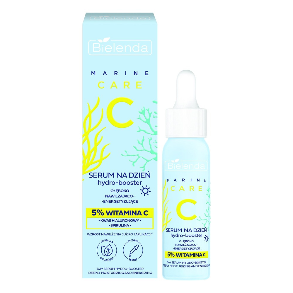 Bielenda C Marine Care Serum Hydro-Booster Deeply Moisturizing and Energizing for the Day 30ml