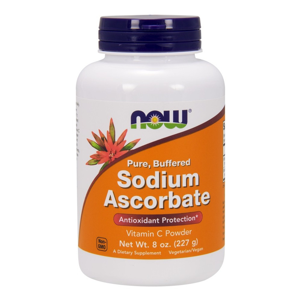Now Foods Sodium Ascorbate Powder Buffered Wspomaga Układ Odpornościowy 227g