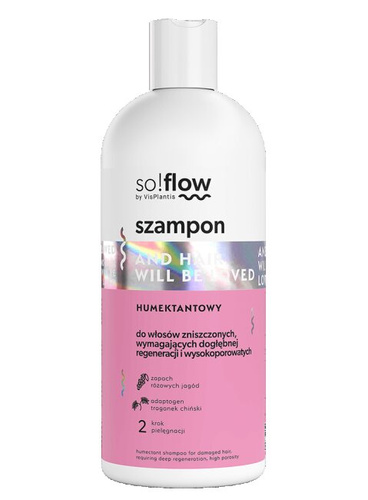 So!Flow by Vis Plantis Humectant Shampoo for Damaged Hair