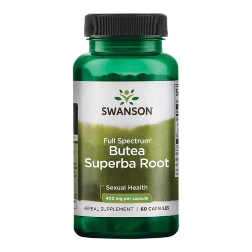 Swanson Full Spectrum Butea Superba Root 400mg 60 Wspomaga Witalność Seksualną Kapsułek