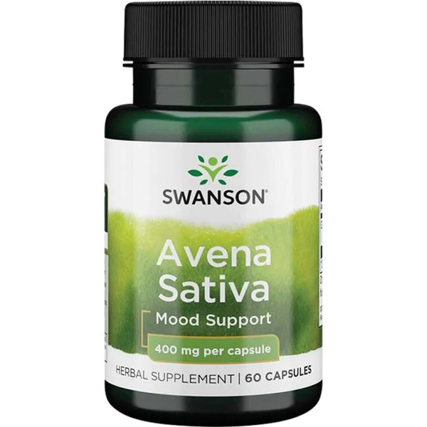 Swanson Avena Sativa 400mg 60 Capsules