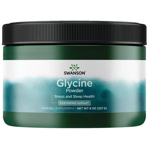 Swanson Glycine Powder Wspomaga Zdrowie Mięśni 227g