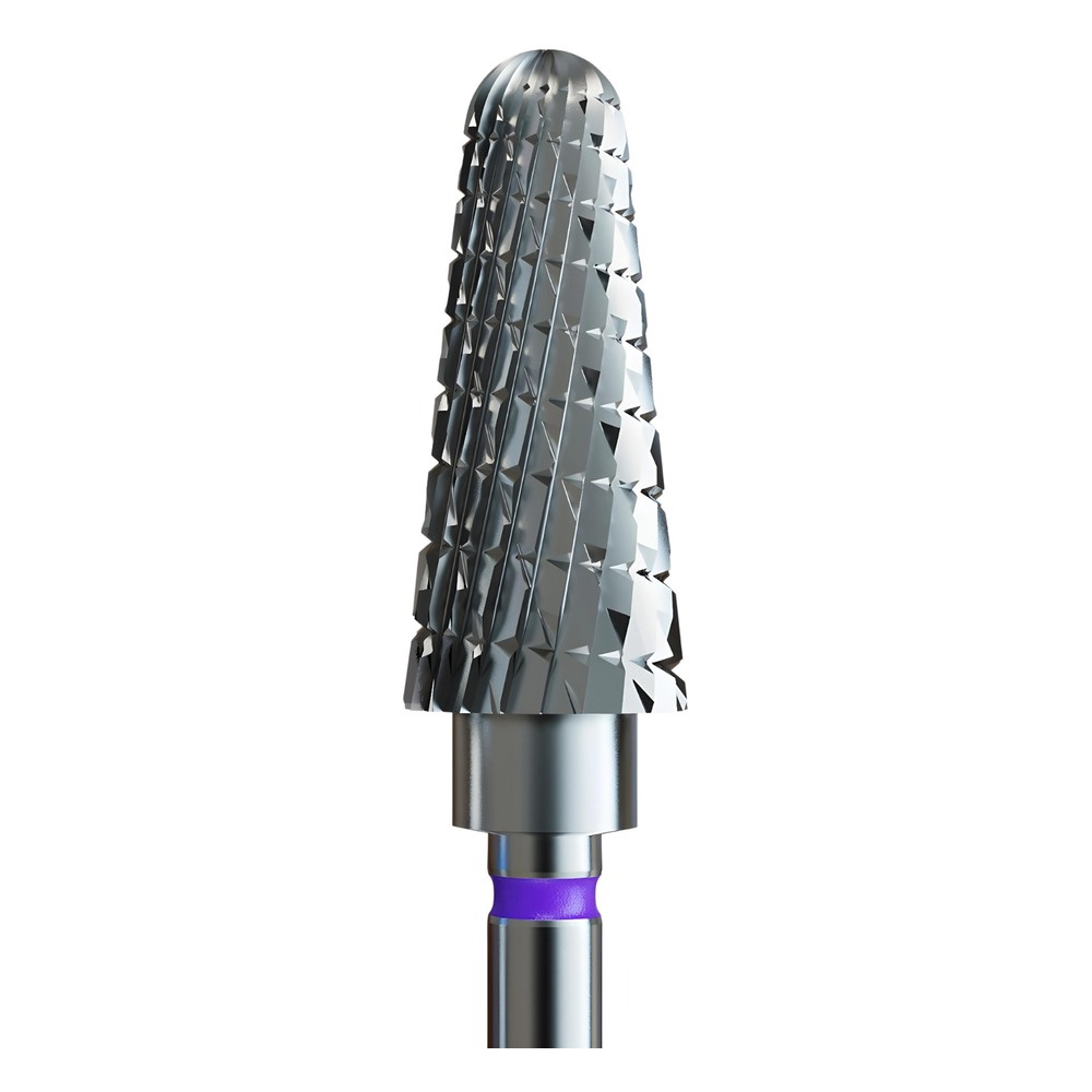 IQ Nails Tungsten Carbide Nail Drill Bit Cone Shaped Crosswise Cut 6mm For Manicures 201.134.060 1 Piece