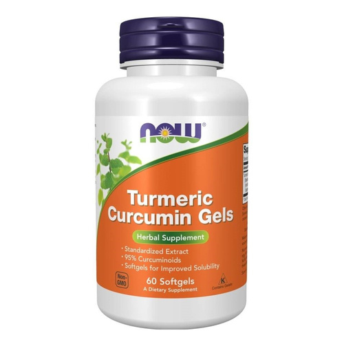 NOW Foods Turmeric Curcumin Standardized Extract 60 Softgels