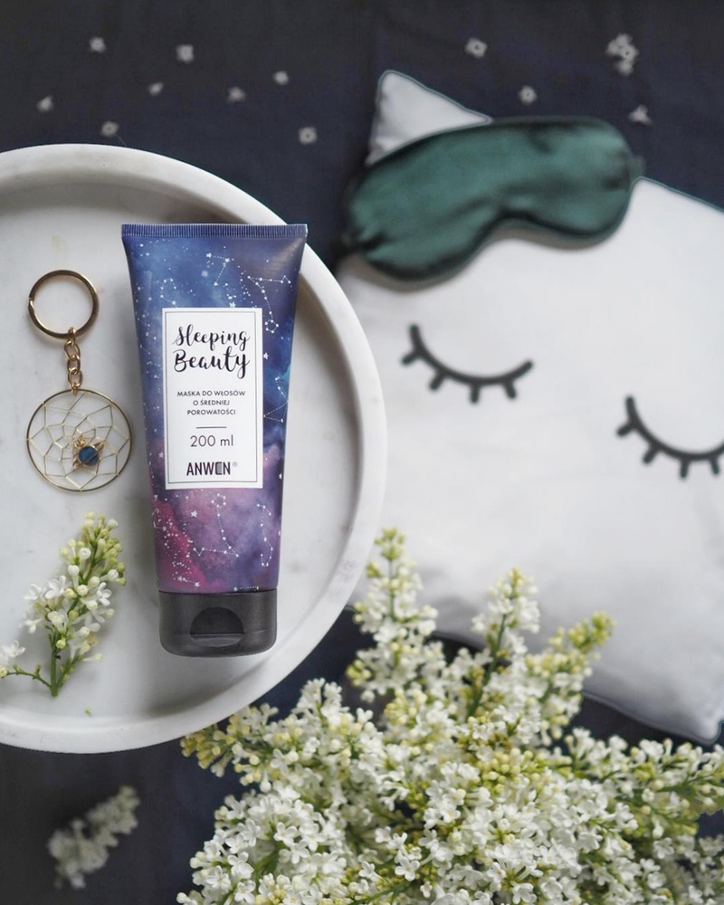 Anwen Sleeping Beauty Wzmacniająca Maska do Włosów o Sredniej Porowatości 200ml Best Before 01.11.25