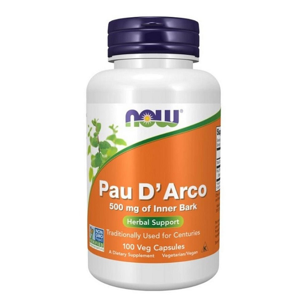 NOW Foods Pau D’Arco La Pacho 500mg 100 Kapsułek