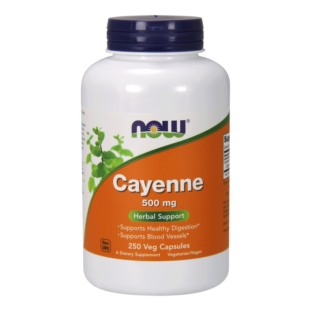 Cayenne, 500mg - 250 vcaps