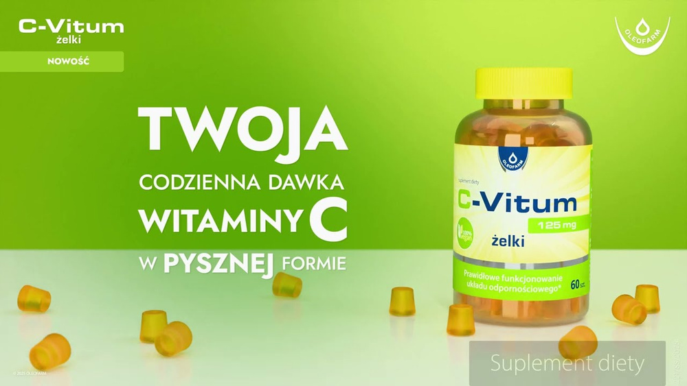 Oleofarm C-Vitum 125mg Jellies 60 Pieces