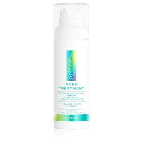 OnlyBio Botanic Clinic Acne Treatment Nawilżająco-Matujący Krem na Dzień dla Skóry z Niedoskonałościami 50ml