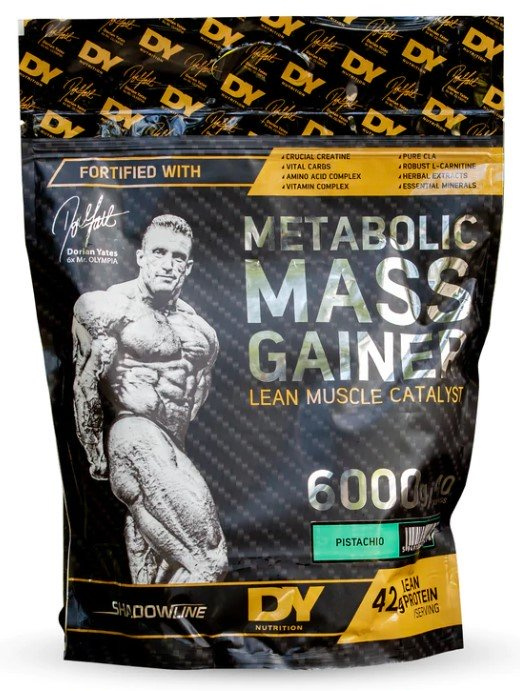 Dorian Yates Metabolic Mass Gainer Pistachio for Strength Training Athletes 6000g