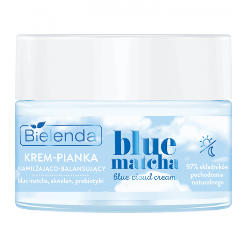 Bielenda Blue Matcha Cloud Cream Moisturizing and Balancing All Skin Types 50ml