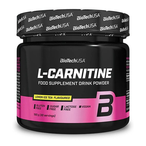 BioTechUSA L-Carnitine Drink Powder, Cytrynowa Ice Tea 150g