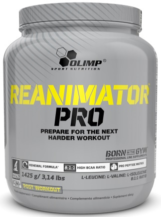 Olimp Nutrition Reanimator Pro Post-Workout Recovery Powder for Muscle Regeneration Fresh Apple 1425g