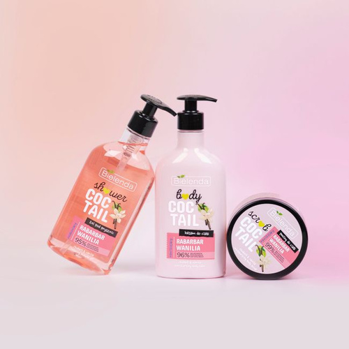 Bielenda Body Coctail Nawilżający Balsam do Ciała Rabarbar & Wanilia 400ml