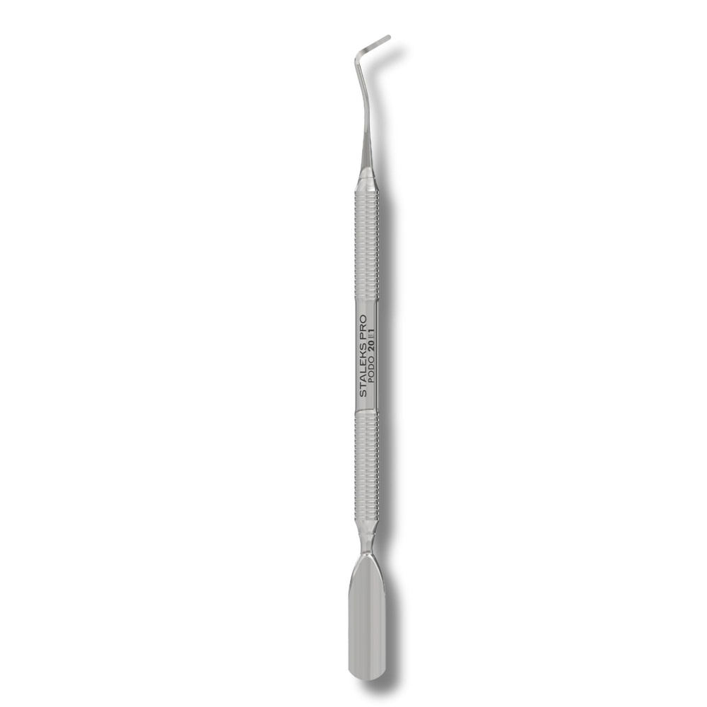 Staleks Pro PODO Podology Curette PODO 20 Type 1 Double-Sided Tool For Nail Plate Care And Callus Work 1pc
