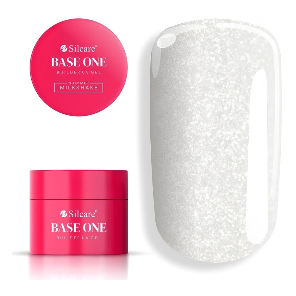Silcare Base One UV/LED Builder Gel Shimmer Milkshake 50g