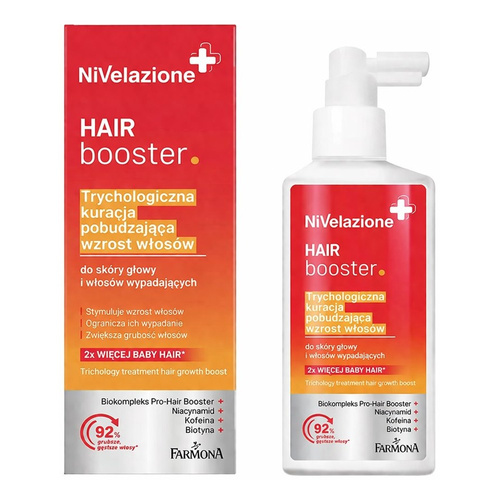 Nivelazione Hair Booster Trychologiczna Kuracja Pobudzająca Wzrost Włosów 75ml