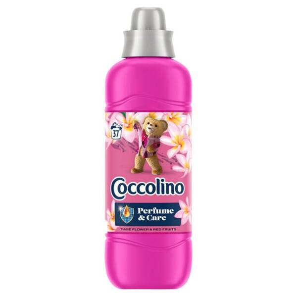 Coccolino Perfume & Care Tiare Flower & Red Fruits Płyn do Płukania Tkanin o Zapachu Kwiatów Passiflory z Cytrusowym Akcentem Bergamotki 925ml Best Before 30.04.25