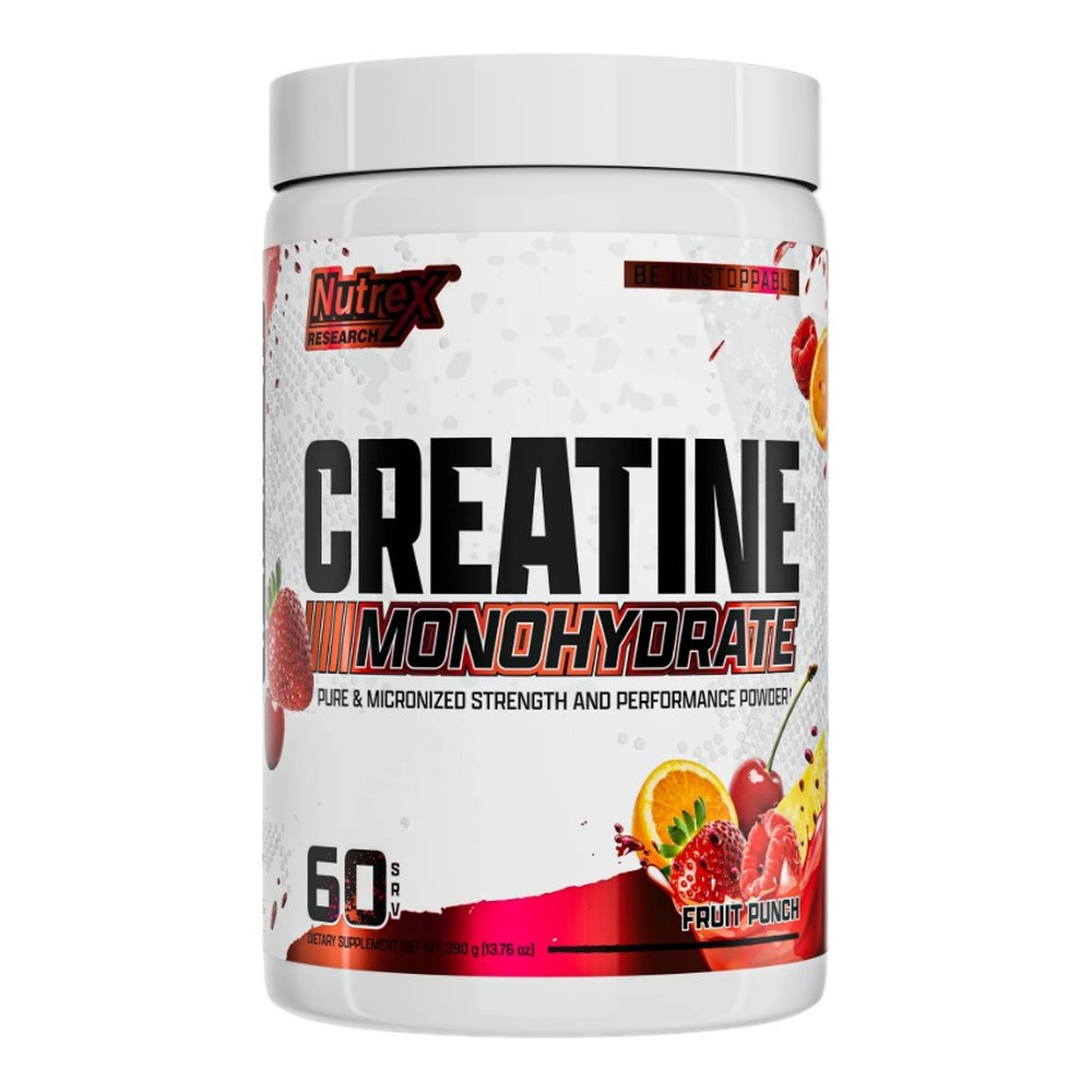 Creatine Monohydrate, Fruit Punch - 390g