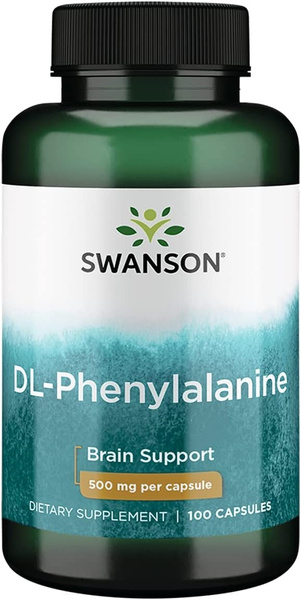 Swanson DL-Phenylalanine 500mg 100 Capsules