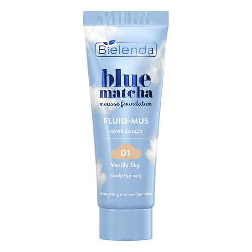 Bielenda Blue Matcha Moisturizing Fluid Mousse 01 Vanilla Sky 30g