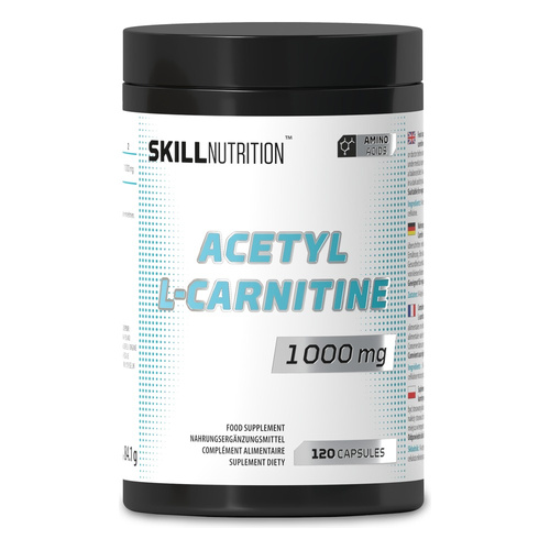 Skill Nutrition Acetyl L-Carnitine 1000mg 120 kapsułek wegańskich