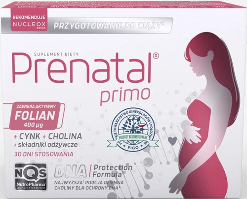 Prenatal Primo Przygotowanie do Ciąży 30 Kapsułek