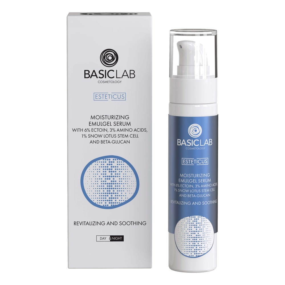 BasicLab Esteticus Nawilżające Serum Emu-Żel z Ektoiną 50ml