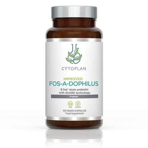 Cytoplan Fos-A-Dophilus Probiotyk Na Zdrowie Jelit dla Osób Powyżej 40 Roku Życia 60 Kapsułek