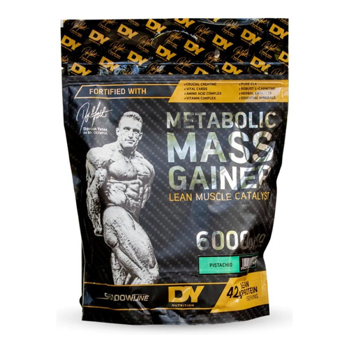 Dorian Yates Metabolic Mass Gainer Pistachio for Strength Training Athletes 6000g