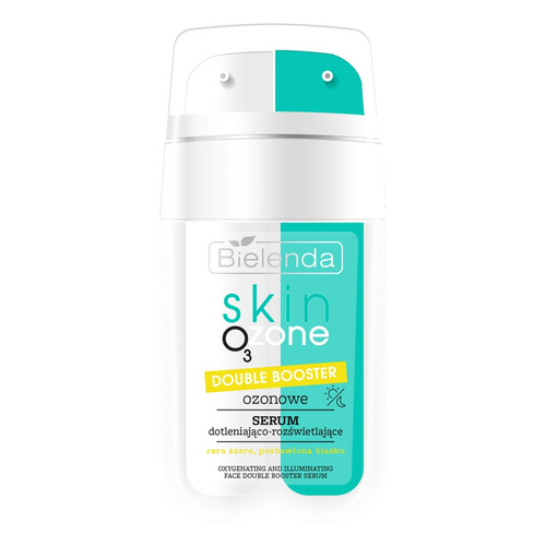 Bielenda Skin O3 Zone Double Booster Ozonowe Serum Dotleniająco - Rozświetlające dla Skóry Szarej i Pozbawionej Blasku 2x7,5ml