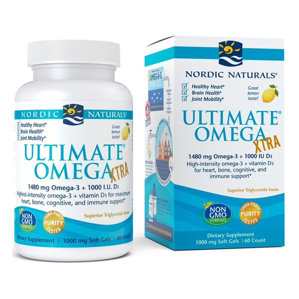Ultimate Omega Xtra, 1480mg Lemon - 60 softgels