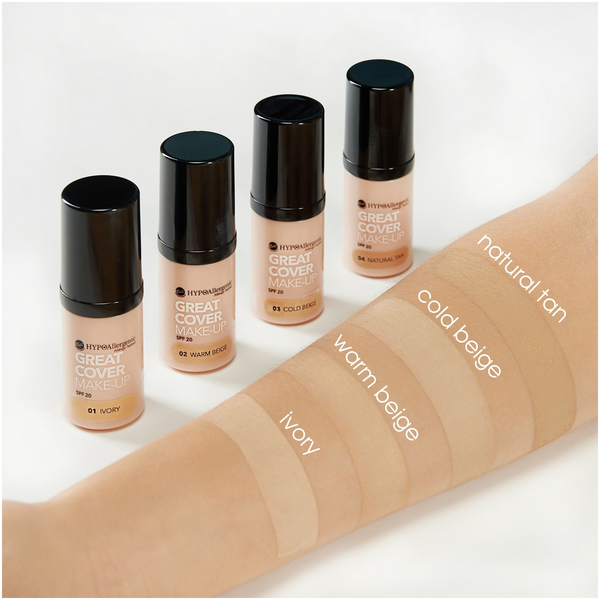 Bell HypoAllergenic Great Cover Make-Up SPF20 Hypoalergiczny Intensywnie Kryjący Podkład w Musie 06 Buff 20g