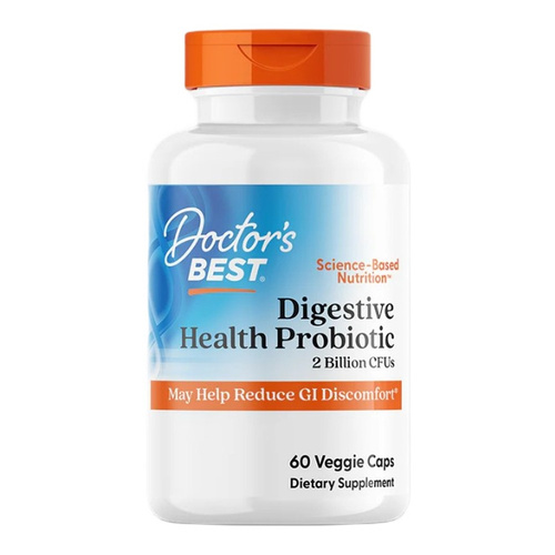 Doctor's Best Probiotyk Digestive Health 2 Billion with LactoSpore Kapsułki 60 kapsułek