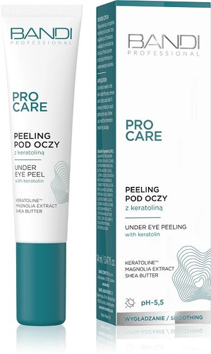 Bandi Professional Pro Care Peeling pod Oczy z Keratoliną 14ml Best Before 31.07.26
