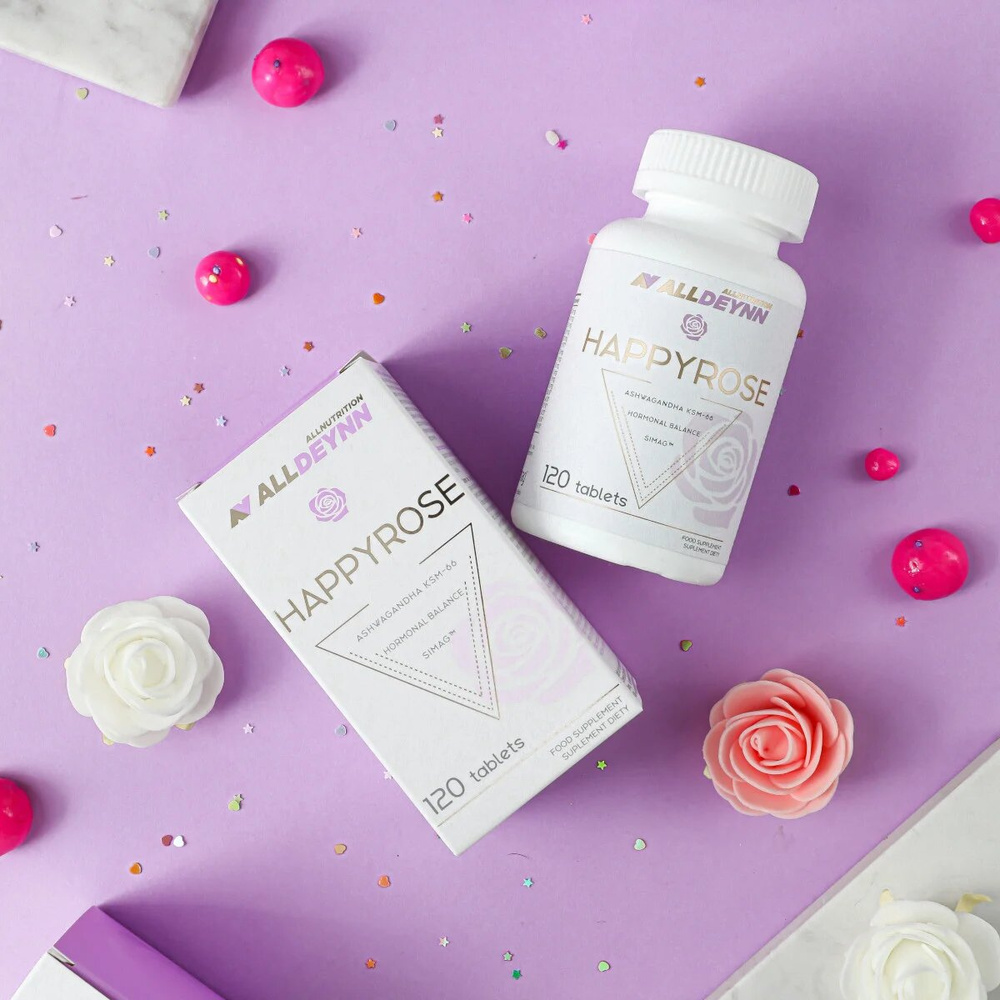 AllDeynn HappyRose Witaminy i Minerały dla Kobiet 120 Tabletek