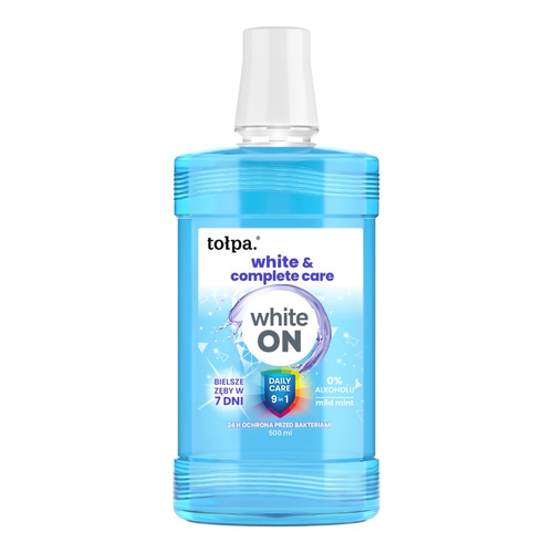 Tołpa ON White & COMPLETE CARE 9 IN1 mouthwash 500ml