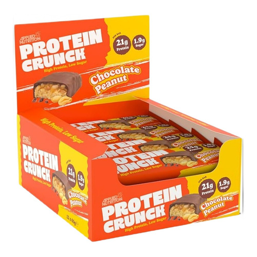 Applied Nutrition Applied Protein Crunch Bar, Milk Chocolate Peanut 12 x 65g