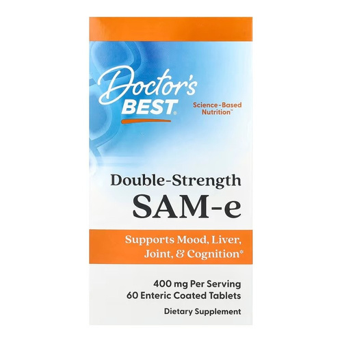 Doctor's Best SAM-e, 400mg Double-Strength Tabletki 60 tabletek